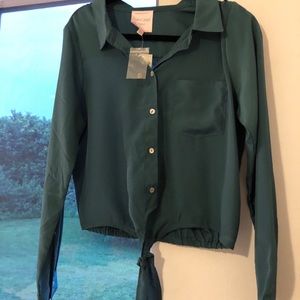 Romeo & Juliet tie-front top